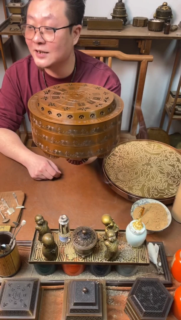 香粉圆形二十四节气（篆模老头想办法）