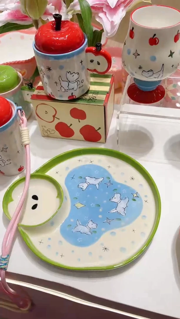 新骨瓷【唯品瓷】手绘餐具