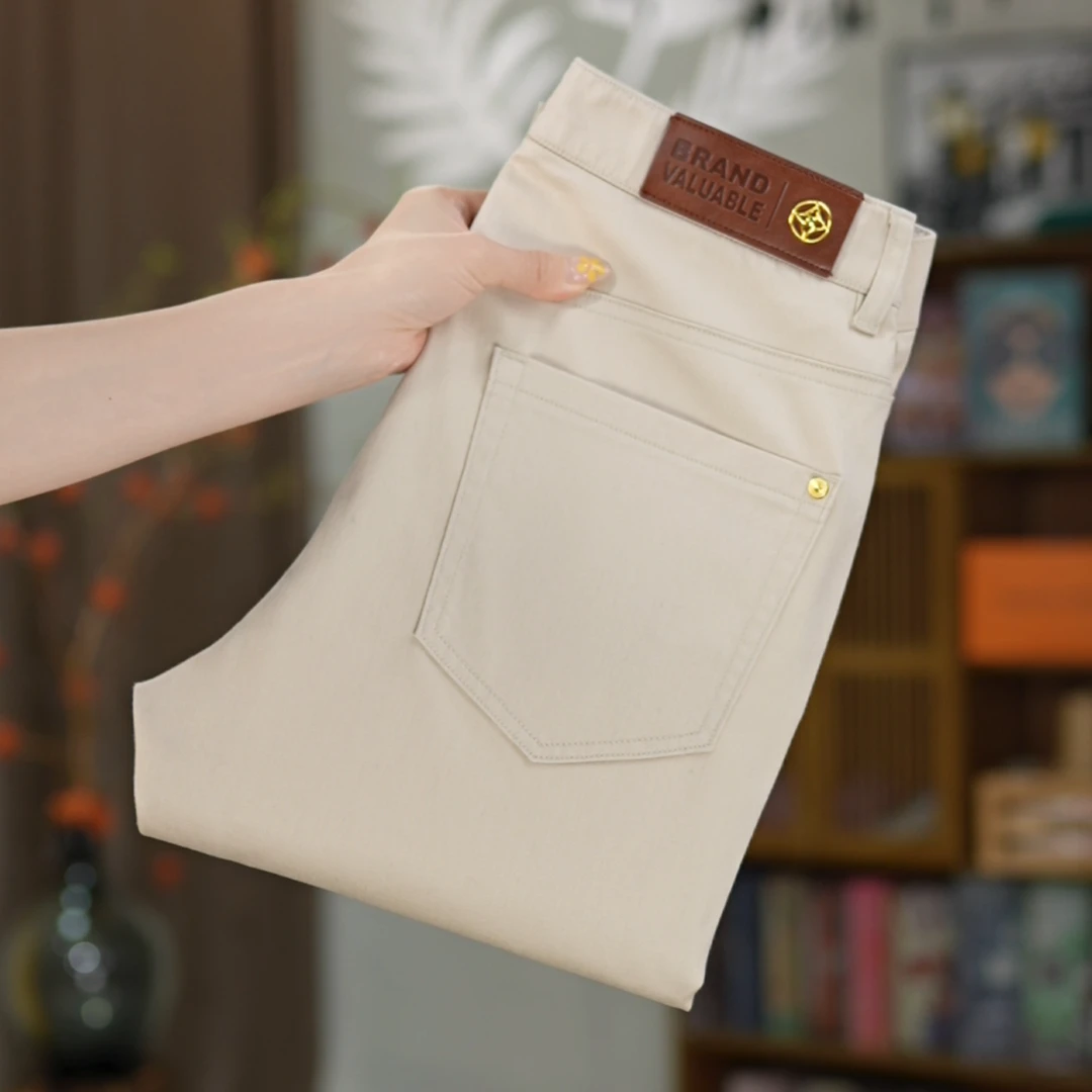 2025春夏新款高级气质牛仔裤男款薄款高档品牌高贵网红牛仔男裤