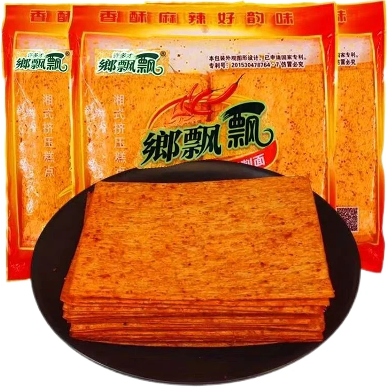 许多才鄕飘飘刀削面辣片8090怀旧零食儿时校园麻辣片休闲零食小吃