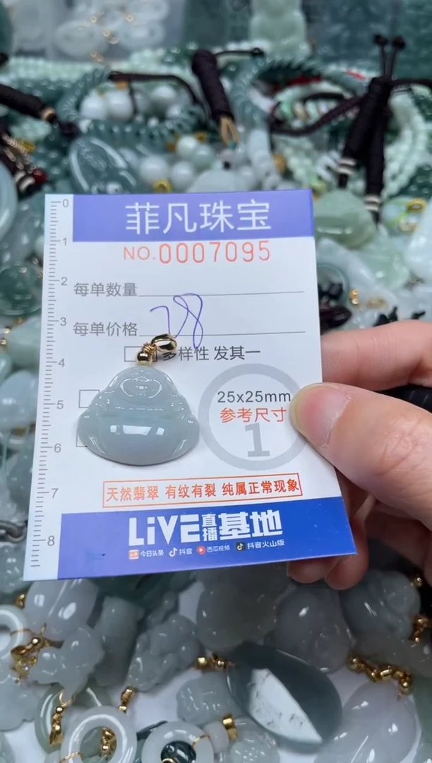 【闪购商品】翡翠颈饰未镶嵌00..7095