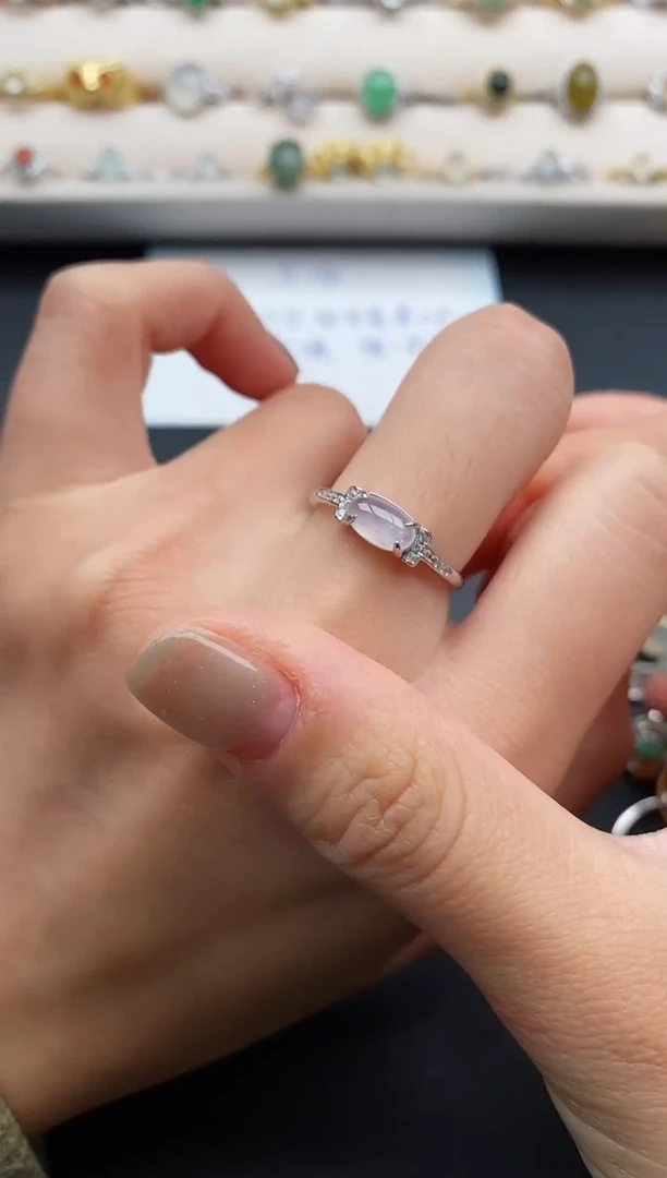 银S925镶嵌戒指翡翠111111111+1