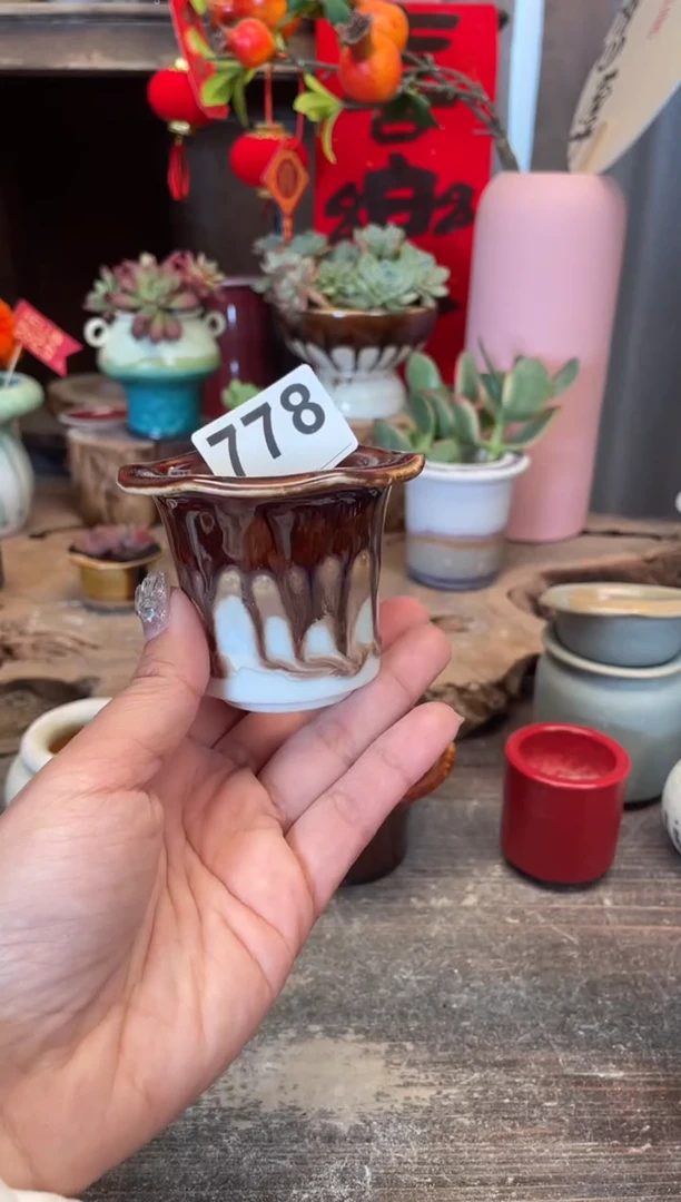 【闪购商品】摆件778福利知木小芳花盆