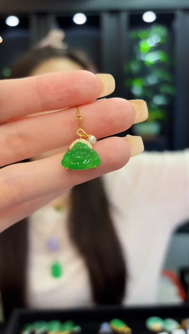 翡翠未镶嵌颈饰缅料A货/多样性发货/一件