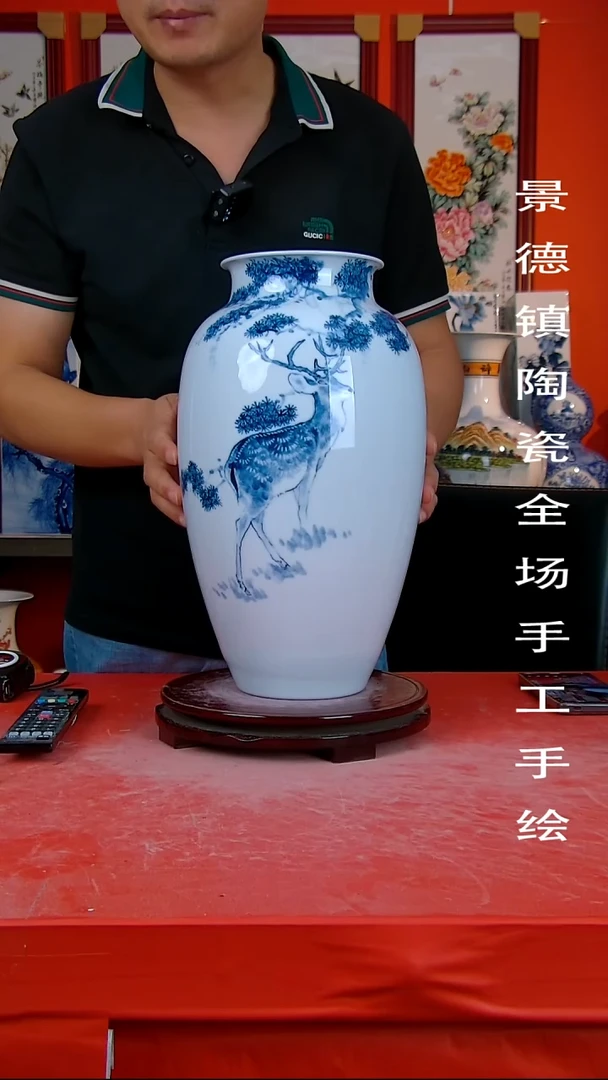 摆件景德镇陶瓷 全场手工手绘8