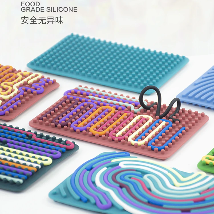 硅然物语儿童硅胶创意益智解压锻炼手指玩具扭扭板