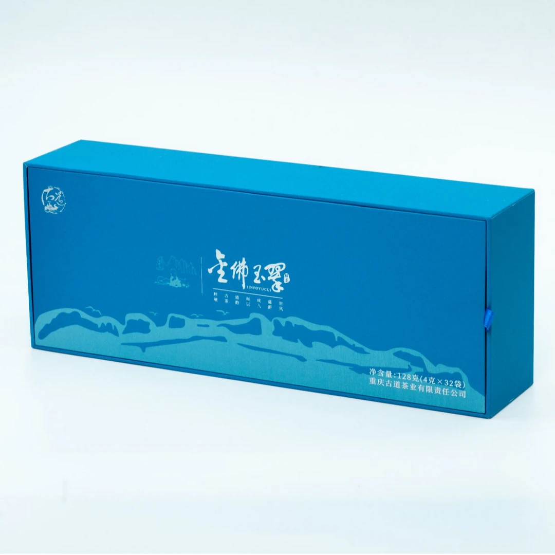 绿茶金佛玉翠128g特级新茶明前春茶嫩芽清香型礼盒装