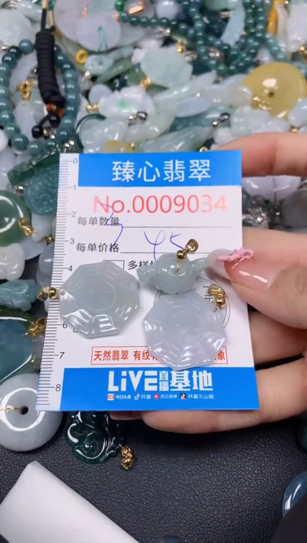 【闪购商品】翡翠颈饰未镶嵌含绳0009034