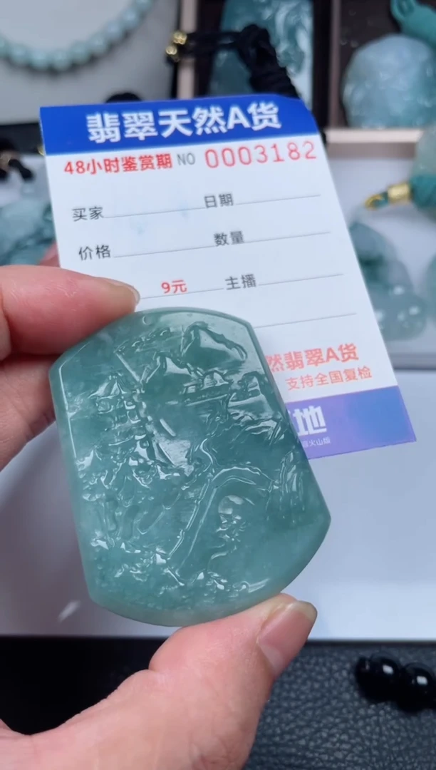 翡翠未镶嵌颈饰
