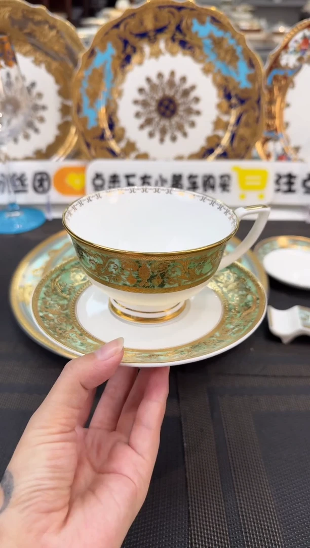 瓷片200毫升杯碟 1套