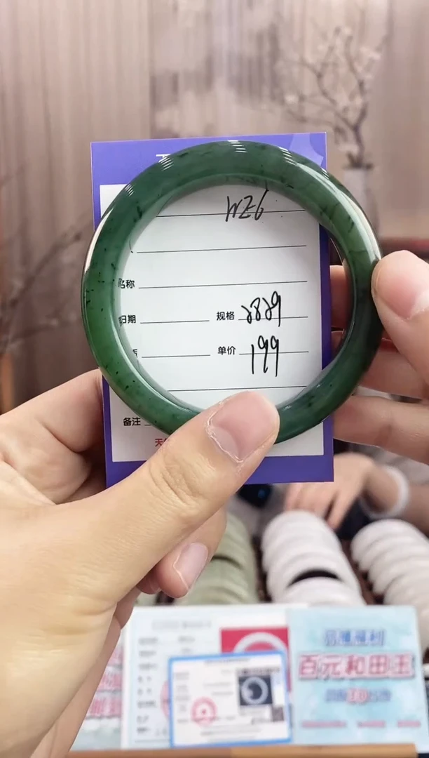 未镶嵌手镯和田玉WE6微色差