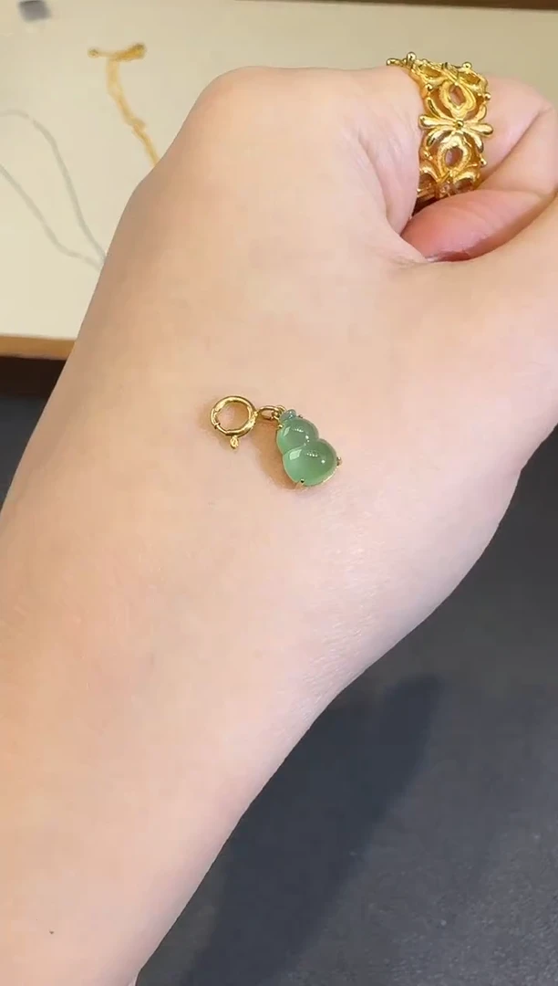 颈饰18K金镶嵌翡翠X1125-512-321