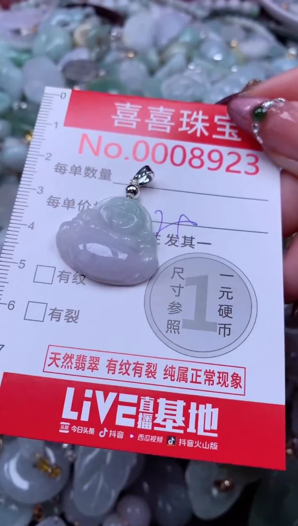 颈饰未镶嵌翡翠8923