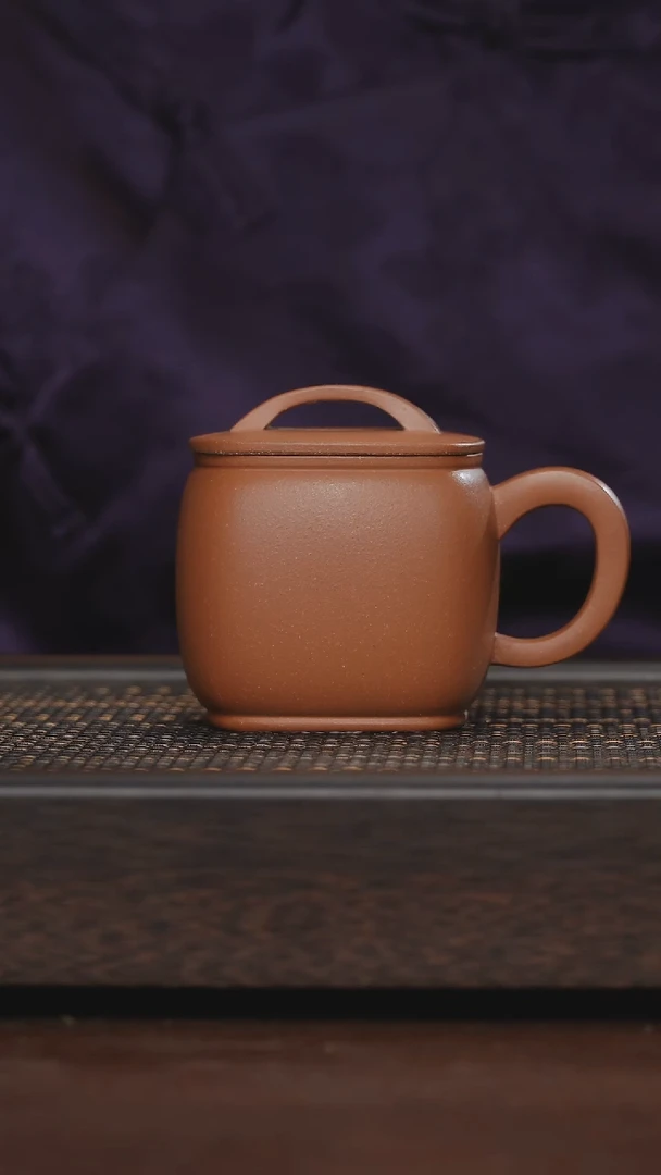 【闪购商品】紫砂茶杯非遗茶器-汉瓦盖杯