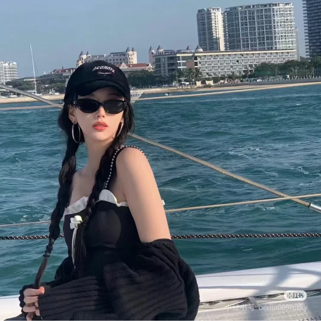 元族/小老乡黑白双色发圈经典满印眼镜