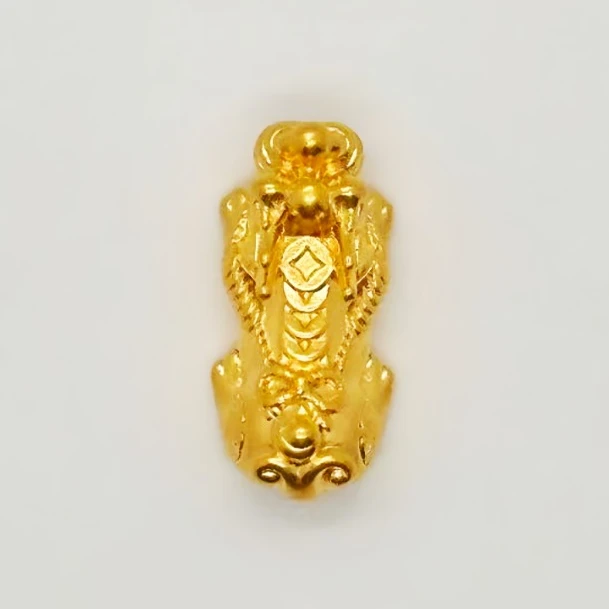 足金999 古法钱币貔貅吊坠 2.06