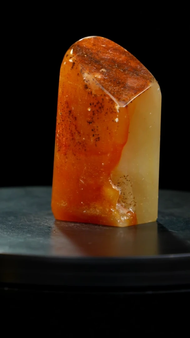 田黄石玻璃冻印章印章印章