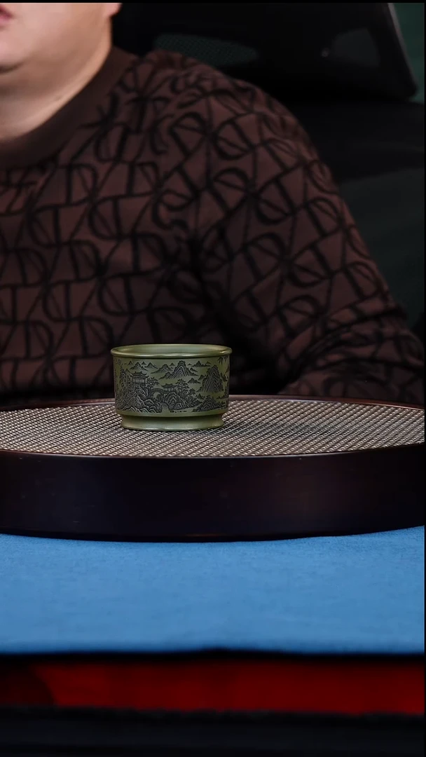 茶杯紫砂宜兴原矿紫砂 手工主人杯