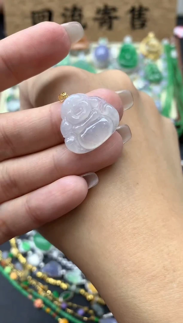 【闪购商品】翡翠颈饰18K金镶嵌17-中国好珍宝