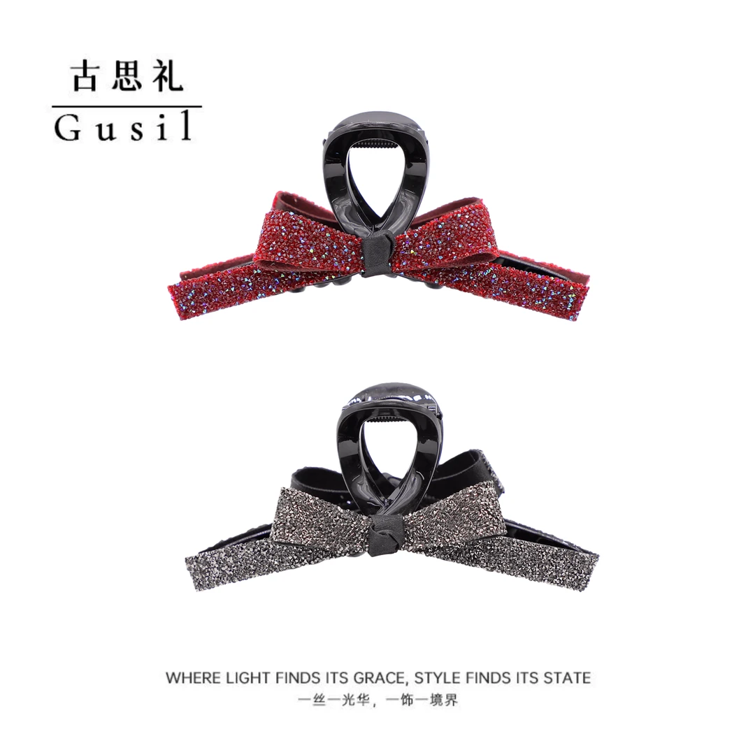 精致时尚砂糖蝴蝶结13cm抓夹GS9682