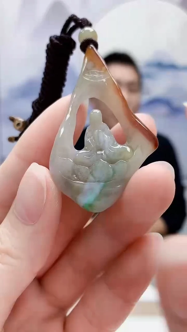 未镶嵌定制翡翠4831ry-毛货挂件36