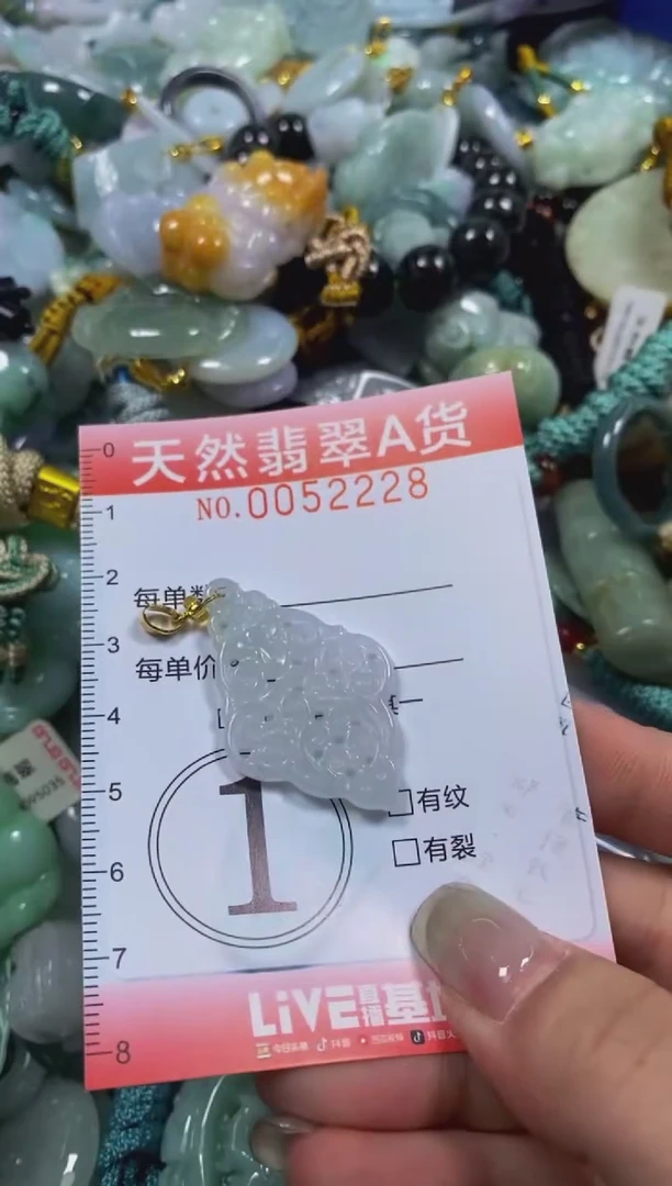 翡翠未镶嵌颈饰闪购0052228