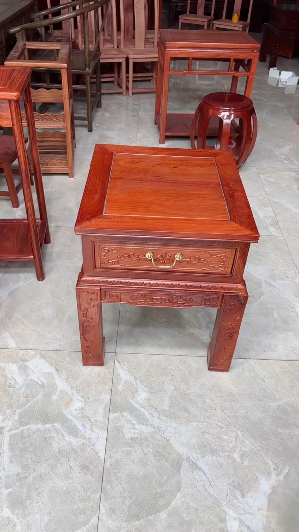 【闪购商品】花梨木类成套家具大果紫檀抽屉几