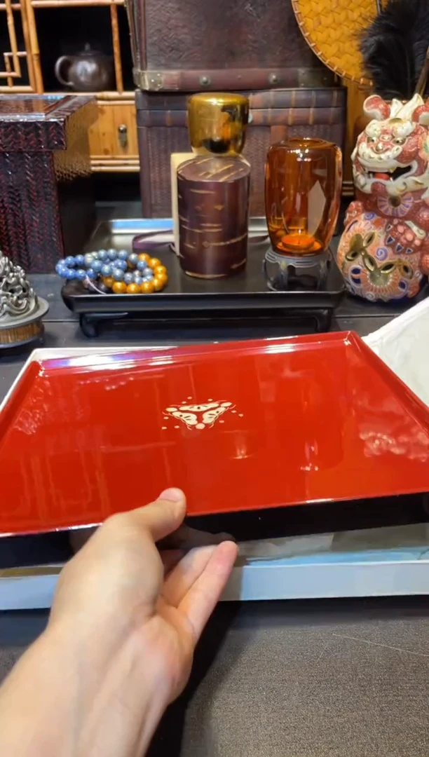 螺钿茶盘 大漆漆器大漆漆器大漆漆器