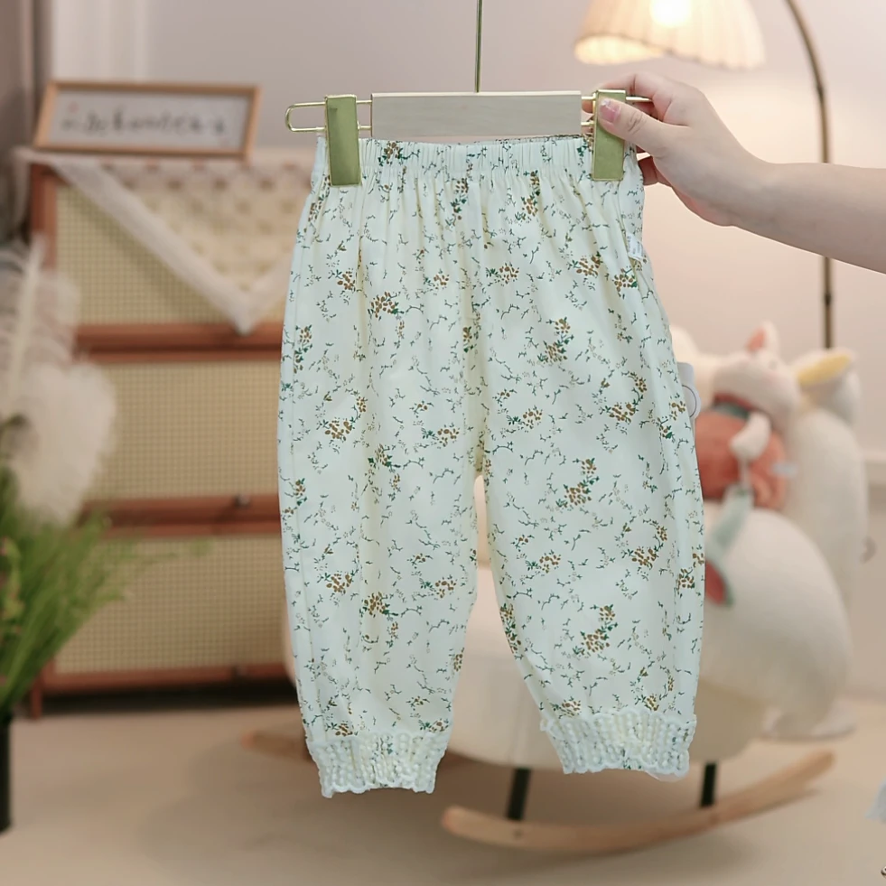 5-28宝宝儿童花边防蚊裤夏季薄款-278