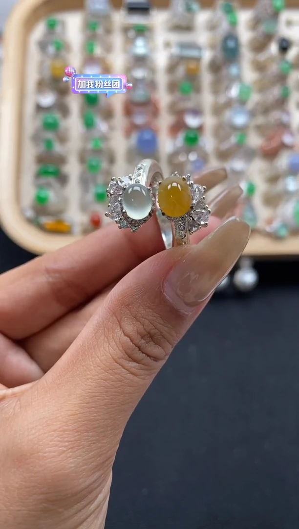 未镶嵌戒指翡翠缅甸天然a货翡翠新年福利