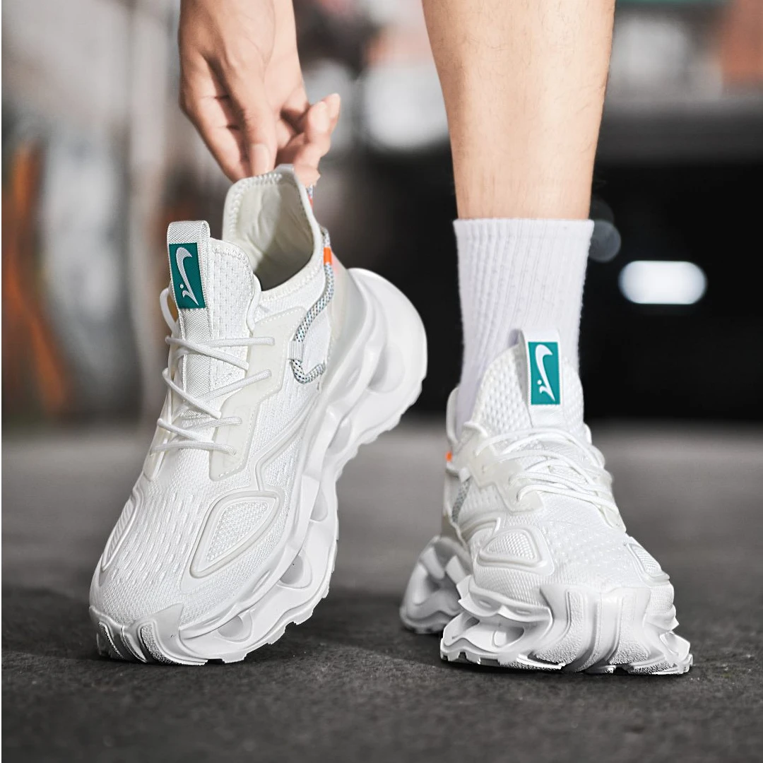 贵人鸟飞织透气百搭运动休闲鞋男女款2025爆款情侣厚低增高男鞋