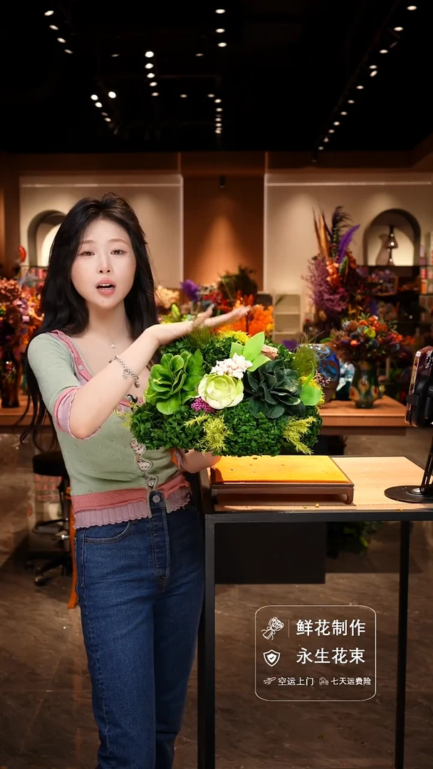 手工艺品琉璃手工花器花束空运包邮送货上门-以图片为准