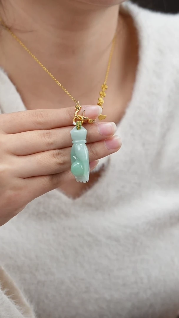 吊坠(赠链)未镶嵌翡翠22