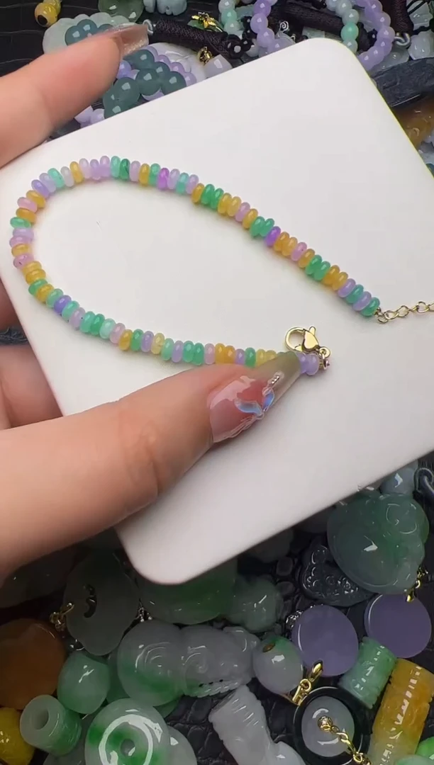 翡翠未镶嵌颈饰天然缅甸翡翠吊坠