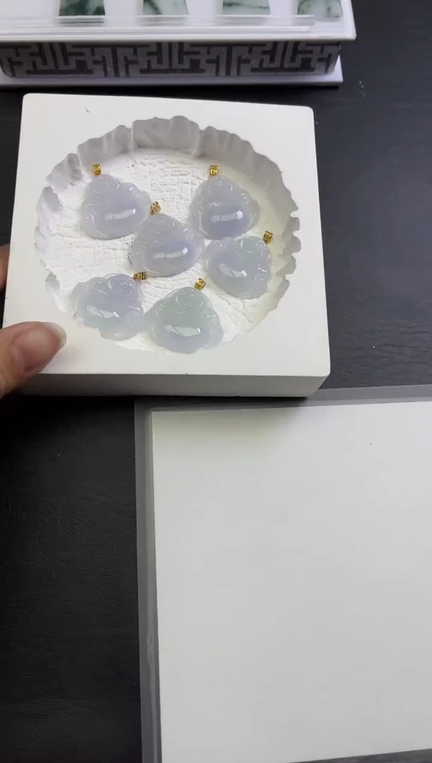 【闪购商品】翡翠颈饰18K金镶嵌A305 多样性发一件/配绳子