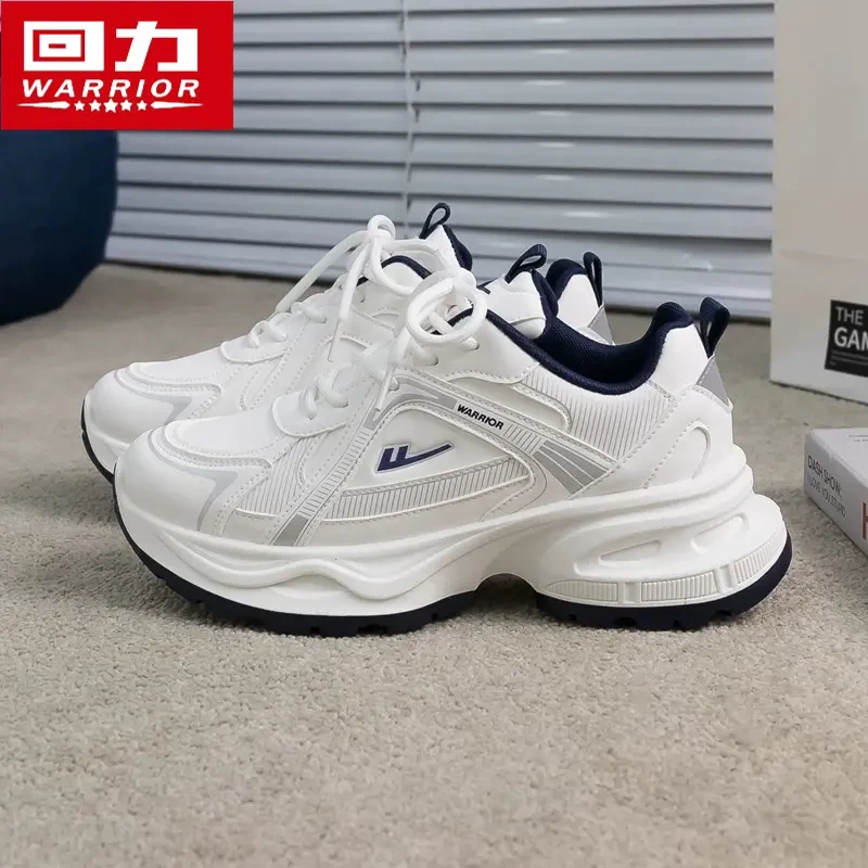 回力运动鞋男鞋情侣款2025新款秋冬爆款小白鞋百搭厚底休闲老爹鞋