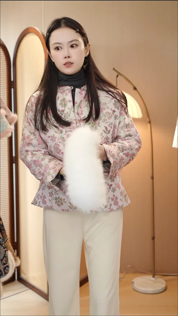 白狐狸毛领