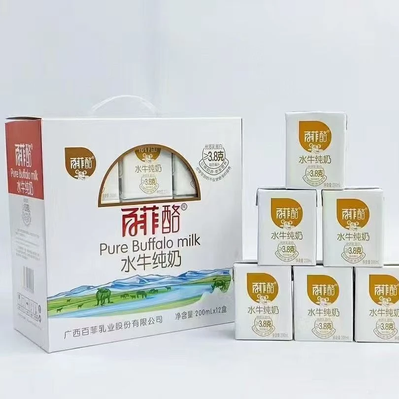 百菲酪水牛纯奶一箱12盒