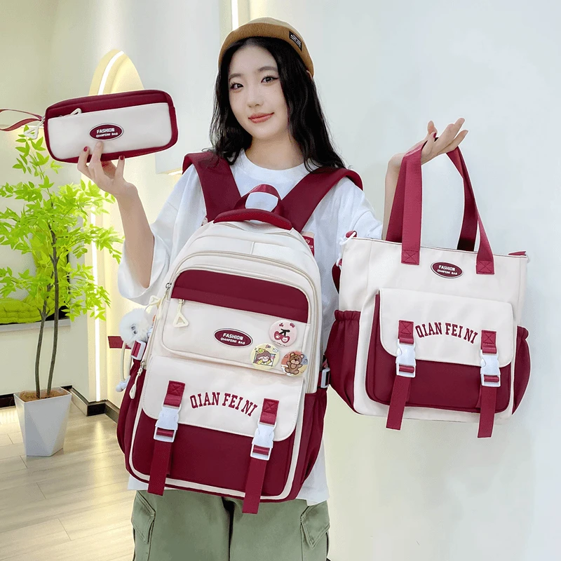 女减负初中生大容量简约高中生轻便专用韩版小学生男士背包双肩包