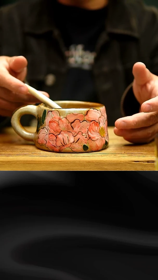 @@陶园瓷舍@@纯手工手绘@高温釉下彩