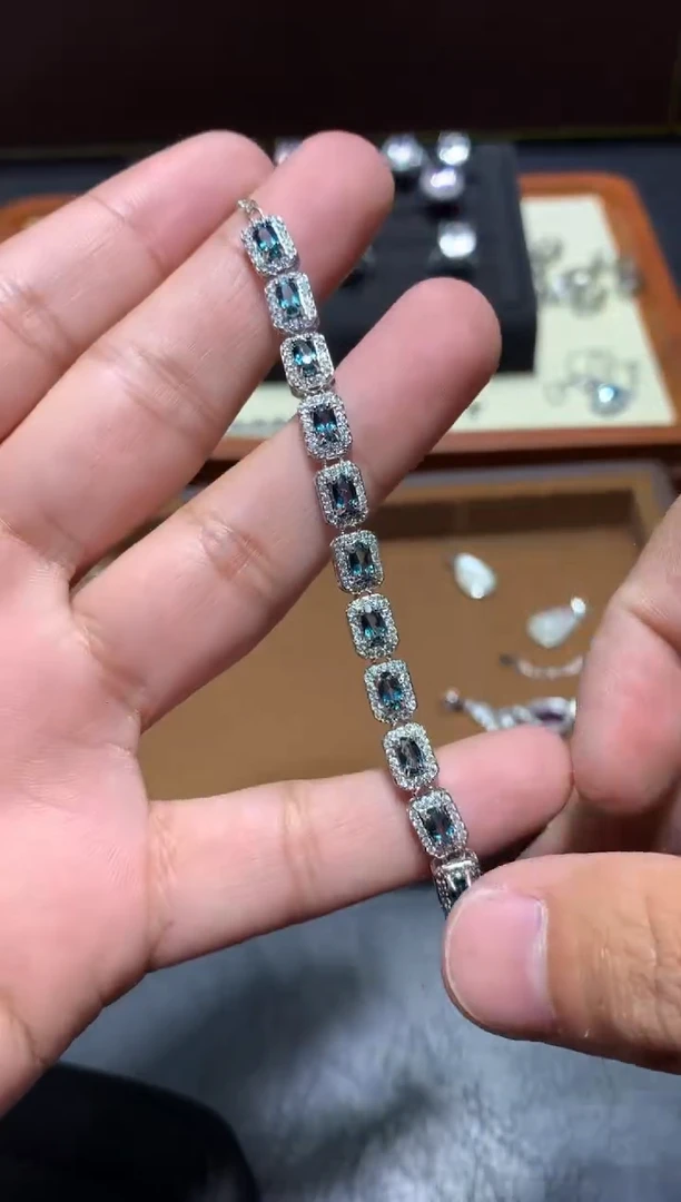 未镶嵌托帕石手链R148【多样性发其一】