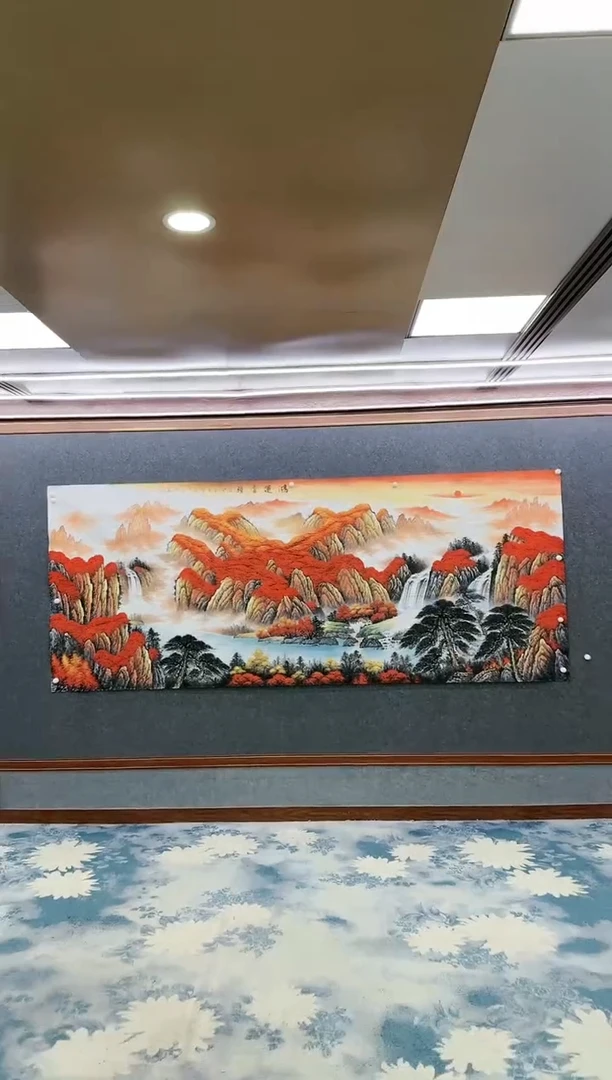 国画W-刘雪红-大丈二-山水国画