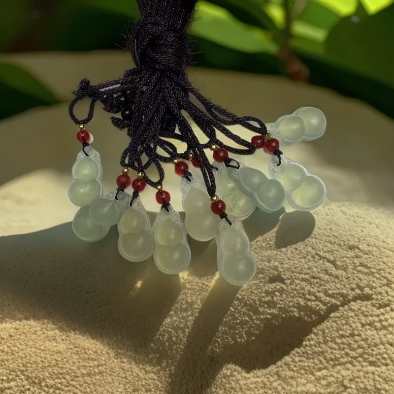 天然岫玉葫芦（多样性发其中之一）