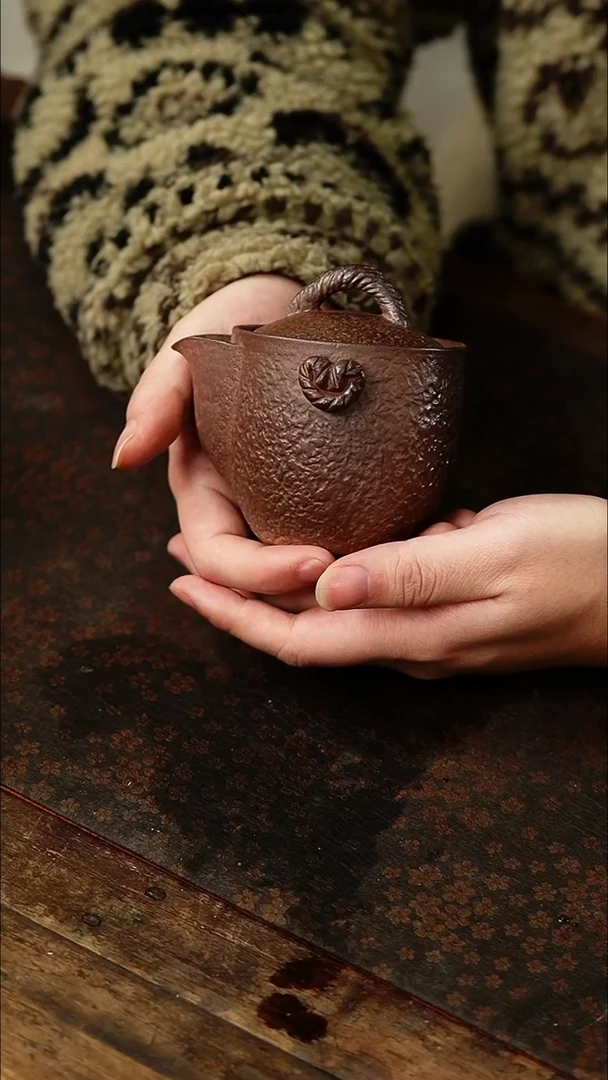 茶杯紫砂41号 瑕疵 紫砂柴烧