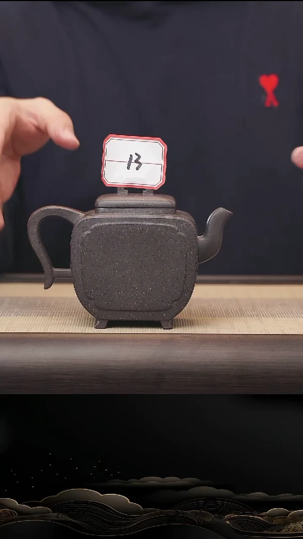 茶壶紫砂13号明式花窗壶
