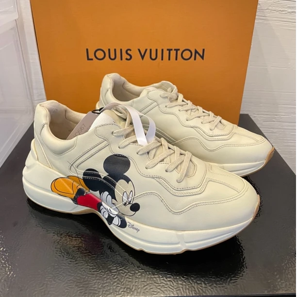 99新 GUCCI/古驰 迪士尼米奇联名款老爹鞋 41码