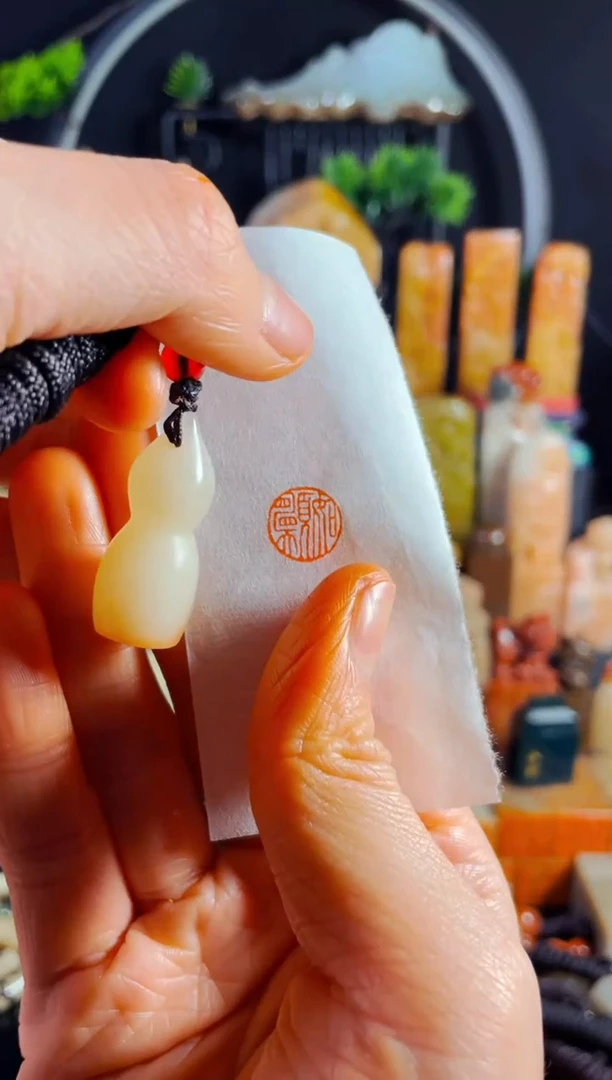 【闪购商品】老挝石印石手工篆刻《入院》