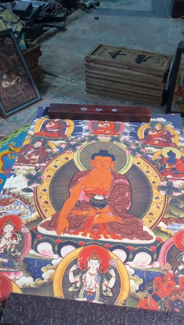 卷轴画旭旭的唐卡tk160