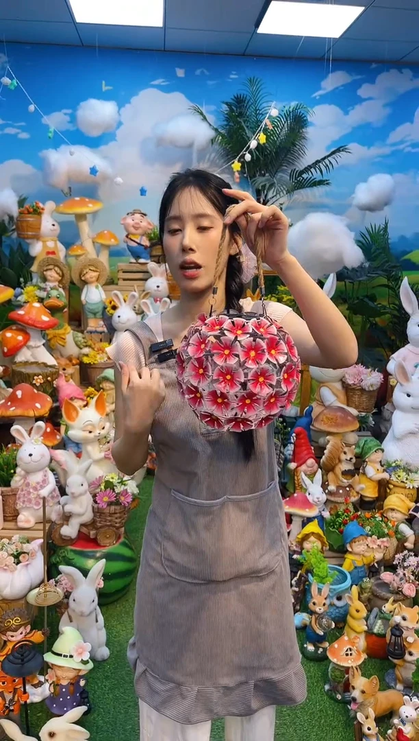 绣球花灯