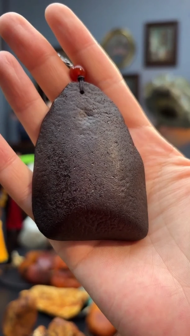 琥珀颈饰未镶嵌吊坠